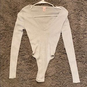 Victoria Secret Shimmer Bodysuit XS